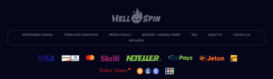 HellSpins Payments